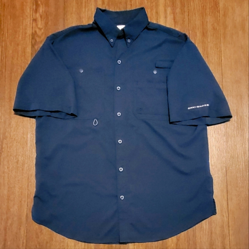 Columbia Omni-Shade Button Down Shirt Men's Size M